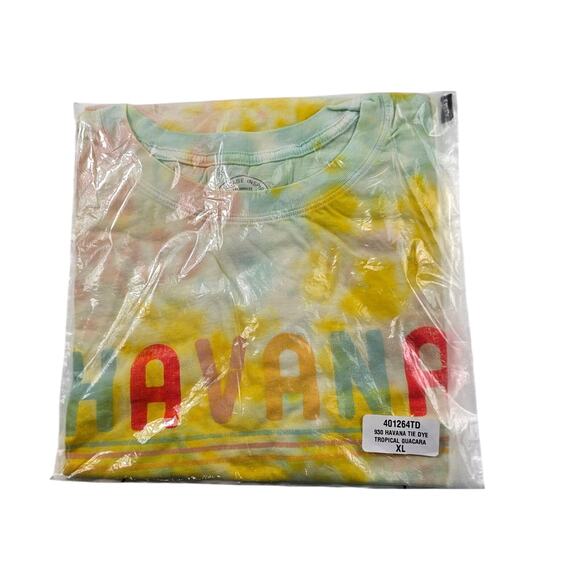 PROJECT KARMA TIE DYE HAVANA SHORT SLEEVE RETRO INSPIRED T-SHIRT NEW XL - Picture 5 of 7